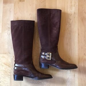 VIA SPIGA | Leather Tall Boots / Riding Boots